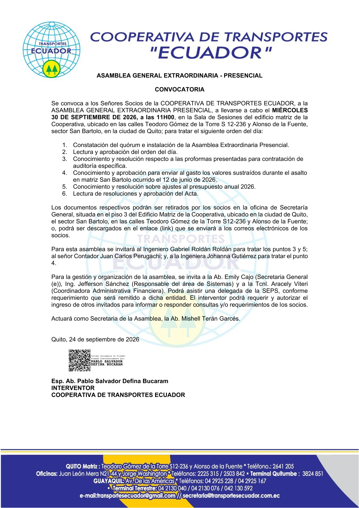 Convocatoria